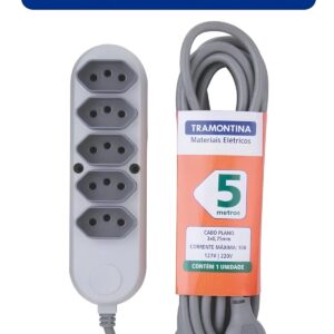 Extensão Múltipla 5 Tomadas 2P+T 10 A 250 V Tramontina